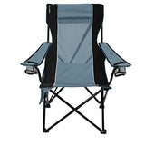 Kijaro Elite Sling Camping Chair - Perfect for Chilling at Outdoor Activities, Sports Games, & Family Events - Hallett Peak Gray