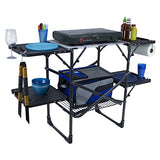 GCI Outdoor Slim-Fold Cook Station Portable Outdoor Folding Table