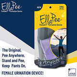 EllaPee Womens Urinal Funnel Female Urination Device for Women, Camping Accessories, Hiking, Outdoor Activities & More with Medical Grade Silicone (Reusable) So You Can Stand to Pee with Included Bag