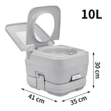 Outdoor 10L/20L Portable Camping Toilet Flush Mobile RV Caravan Motorhome Boat Outdoor Squatting Elderly Stool/Pregnant Movable