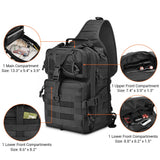 20L Tactical Assault Pack Military Sling Backpack Army Molle Waterproof EDC Rucksack Bag for Outdoor Hiking Camping Hunting