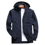 Casual Coat Men's 2022 Spring Autumn Top Loose Large Jackets Outdoor Quick Drying Waterproof Windbreaker Mountaineering Jacket