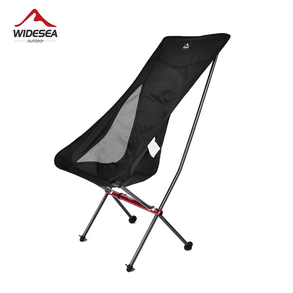 Widesea Camping Fishing Folding Chair Tourist Beach Chaise Longue Chair for Relaxing Foldable Leisure Travel Furniture Picnic