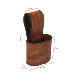 Tourbon Hunting Genuine Leather Ax Holder Blade Sheath Hatchet Hammer Wrench Carrier Axe Head Cover for Belt Loop Holster