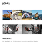 Booms Fishing CC1 6/10Pcs Aluminum Alloy Carabiner Keychain Outdoor Camping Climbing Snap Clip Lock Buckle Hook Fishing Tools