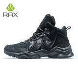 RAX Men Hiking Shoes winter Waterproof Outdoor Sneaker Men Leather Trekking Boots Trail Camping Climbing Hunting Sneakers Women