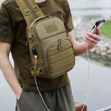 Outdoor Military Shoulder Bag Sports Climbing Backpack Shoulder Tactical Hiking Camping Hunting Daypack Fishing Backpack X114D