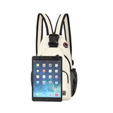 Women Small Backpack Casual Chest Bag Waterproof Backpacks Multi-Functional Handbag for Girls Oxford Cloth Shoulder Bag
