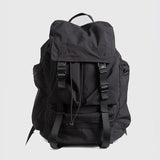 Black Nylon Waterproof Backpack Drawstring Shoulder Bag Men Travel Backpack Large Capacity Student School Bags MD0195