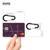 Booms Fishing CC1 6/10Pcs Aluminum Alloy Carabiner Keychain Outdoor Camping Climbing Snap Clip Lock Buckle Hook Fishing Tools