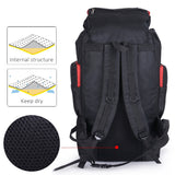 Men&#39;s 80L Big Hiking Mountaineering Backpack Climbing Hiking Backpack Camping Equipment Outdoor Fishing Bags Travel Accessories