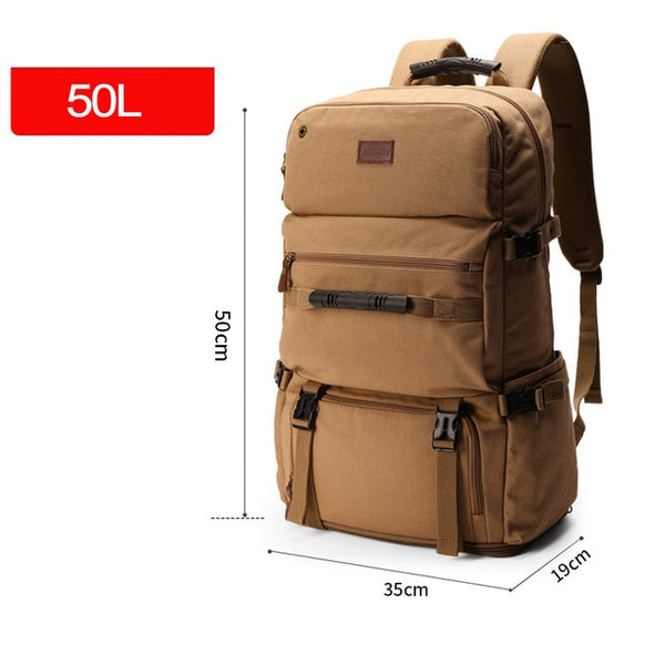 50L 80L Big Capacity Outdoor Sports Bag Military Tactical Backpack Hiking Camping Waterproof Wear-Resisting Nylon Rucksack X261D