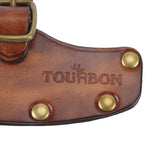 Tourbon Hunting Ax Hatchet Blade Cover Axe Head Sheath Carrier Belt Holster Genuine Leather