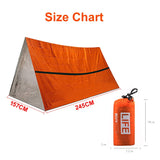 Emergency Tent Survival Kit Sleeping Bag, Waterproof Thermal Emergency Blanket, Bivy Sack ,Emergency Shelter Camping Accessories