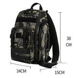 Fishing Tackle Bag Backpack Tactical Waterproof Multifunctional Single Shoulder Military Bag Pack Chest Bag for Fishing  X178G