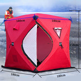 3-4 Person Use Winter Fishing Ice Plus Cotton Outdoor Thick Warm Ultralarge Camping Dressing Bathing Toilet Tent