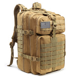 50L Military Tactical Assault Backpack Waterproof Army Molle Back Pack Outdoor Backpacks for Hiking Camping Climbing Trekking