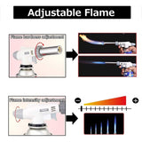 Flame Gun Welding Gas Torch Multifunctional Barbecue Torch Burner for Cooking Heating Tool Camping BBQ Desserts Soldering