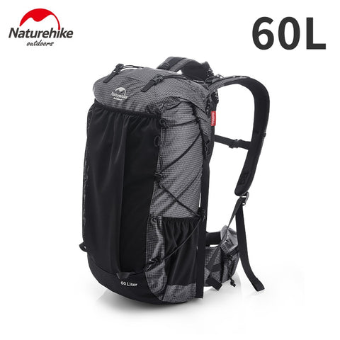 Naturehike Outdoor Bag 60L Waterproof Climbing Backpack High Capacity Sports Bag Men/Women Ultralight Hiking Travel Backpack