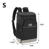 Oxford backpack cooler bag thermo lunch picnic box insulated cool ice pack car fresh Food delivery thermal bags refrigerator
