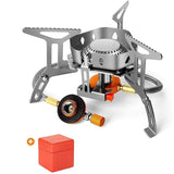 Onliving Camping Gas Stove Windproof Outdoor Gas Burner Portable Folding Split Tourist Equipment For Cooking Hiking 3500W