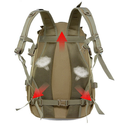 40L Camping Hiking Backpack Men Military Tactical Bag Outdoor Travel Bags Army Molle Climbing Rucksack Hiking Sac De Sport Bag