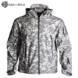 Hiking Army Jackets Men Military Jackets Airsoft Camping Tactical Jacket Pants Soft Shell Waterproof Hunting Suit Windbreaker