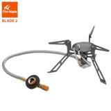 Fire Maple Titanium Gas burners Blade 2 Ultra Light 135g Gas Stoves Cooker With Pre-heat Tube Outdoor Camping Remote Gas Stove