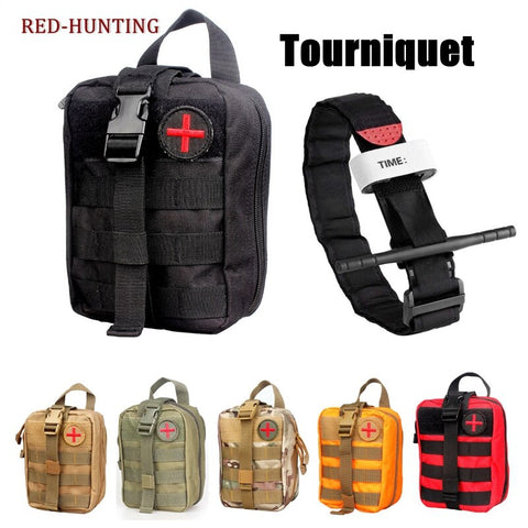 Airsoft First Aid Bag Only Molle Medical EMT Pouch Outdoor Tactical Emergency Utility Pack Outdoor Tourniquet Stap Equipment