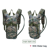 Lightweight Tactical Backpack Water Bag Camel Survival Backpack Hiking Hydration Military Pouch Rucksack Camping Bicycle Daypack