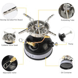 Outdoor Camping Fishing Multi-fuel Oil Stove Portable Mini Gasoline Stove Liquid Fuel Alcohol Oil Furnace Picnic Burners Stove