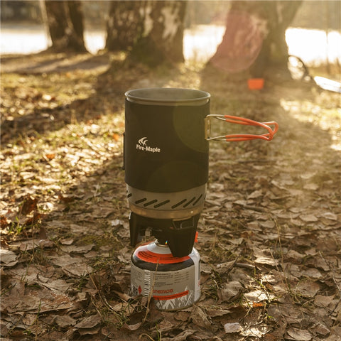 Fire Maple Star X1 Camping Stoves Outdoor Hiking Cooking System With Stove Heat Exchanger Pot Bowl Portable Gas Burners FMS-X1