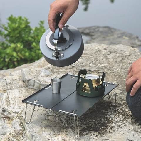 Outdoor Mini Camping Table Ultra Light Aluminum Portable Table Barbecue Coffee Table Ultra Light Multifunctional Camping Table