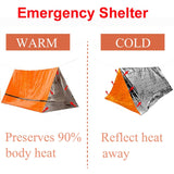 Emergency Tent Survival Kit Sleeping Bag, Waterproof Thermal Emergency Blanket, Bivy Sack ,Emergency Shelter Camping Accessories