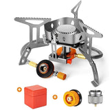 Onliving Camping Gas Stove Windproof Outdoor Gas Burner Portable Folding Split Tourist Equipment For Cooking Hiking 3500W