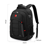 Large Capacity Men Business Travel Backpack With Code Lock USB Charging Multi-Layer 15.6 Inch Laptop Bag Brand School Bags