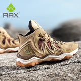 RAX Men Hiking Shoes winter Waterproof Outdoor Sneaker Men Leather Trekking Boots Trail Camping Climbing Hunting Sneakers Women