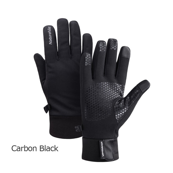 Naturehike NH19S005-T Warm Insulated Winter Touchscreen Fleece Gloves Anti-Slip Windproof Cycling Gloves Camping Hiking Running