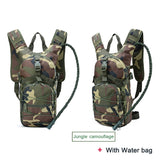 Lightweight Tactical Backpack Water Bag Camel Survival Backpack Hiking Hydration Military Pouch Rucksack Camping Bicycle Daypack