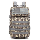 50L Camouflage Army Backpack Men Military Tactical Bags Assault Molle backpack Hunting Trekking Rucksack Waterproof Bug Out Bag