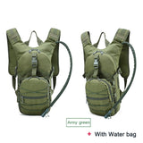 Lightweight Tactical Backpack Water Bag Camel Survival Backpack Hiking Hydration Military Pouch Rucksack Camping Bicycle Daypack