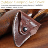 Hunting Axe Hatchet Blade Cover Ax Head Sheath Case Belt Holster Leather Accessories sale 2021