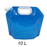 5/10L Folding Water Bags Outdoor Camping Hiking Survival Picnic Water Soft Bucket Carrier Container Hydration Storage Bladder