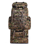 100L Large Capacity Outdoor Tactical Backpack Mountaineering  Camping Hiking Military Molle Water-repellent Tactical Bag