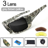 NEWBOLER Fishing Sunglasses 4 Polarized UV lens Camouflage Frame Men Women Sport Sun Glasses Camping Driving Clip Eyewear