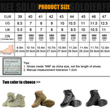 FREE SOLDIER ,Hiking Shoes For Mountain,Shoes For Camping,Climbing Imported Leather Breathable Outdoor Sports Tactical Men Boots