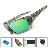 NEWBOLER Fishing Sunglasses 4 Polarized UV lens Camouflage Frame Men Women Sport Sun Glasses Camping Driving Clip Eyewear