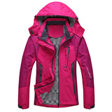 Mountainskin Men Women Spring Autumn Outdo..or Hiking Jackets Waterproof Windbreaker Climbing Camping Trekking Rain Coat VA301.