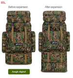 85L Large Capacity Backpack Nylon Waterproof Military Camouflage Molle Army Bag Men Backpack Rucksack for Hike Travel Backpacks