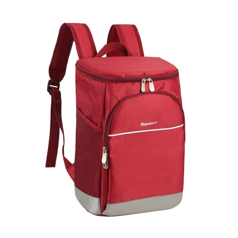 Oxford backpack cooler bag thermo lunch picnic box insulated cool ice pack car fresh Food delivery thermal bags refrigerator